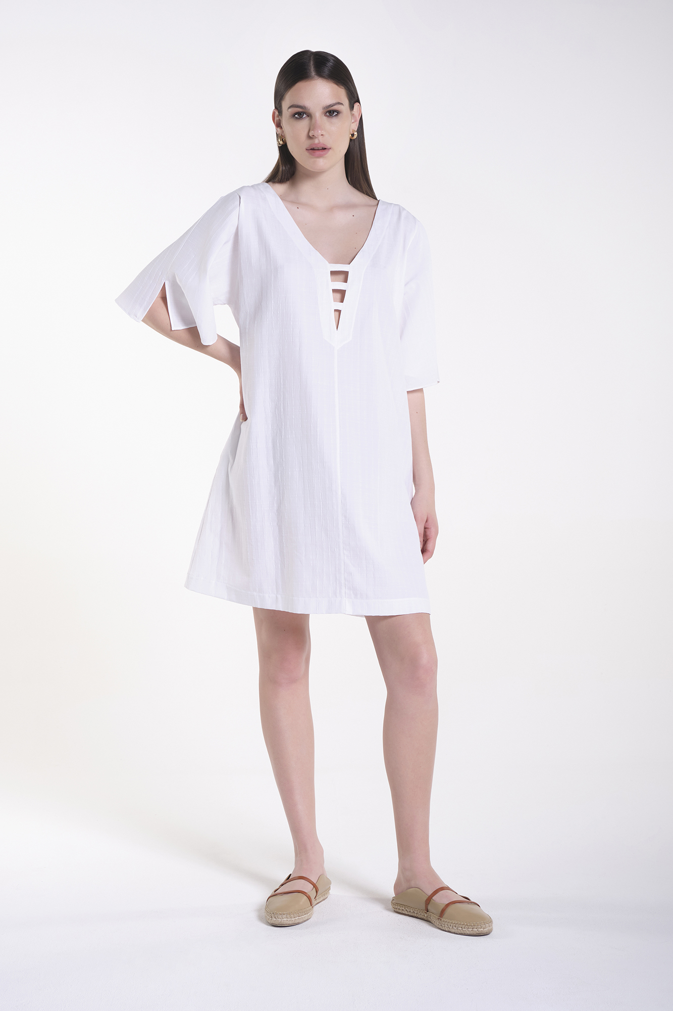 Abito Cotone Jacquard