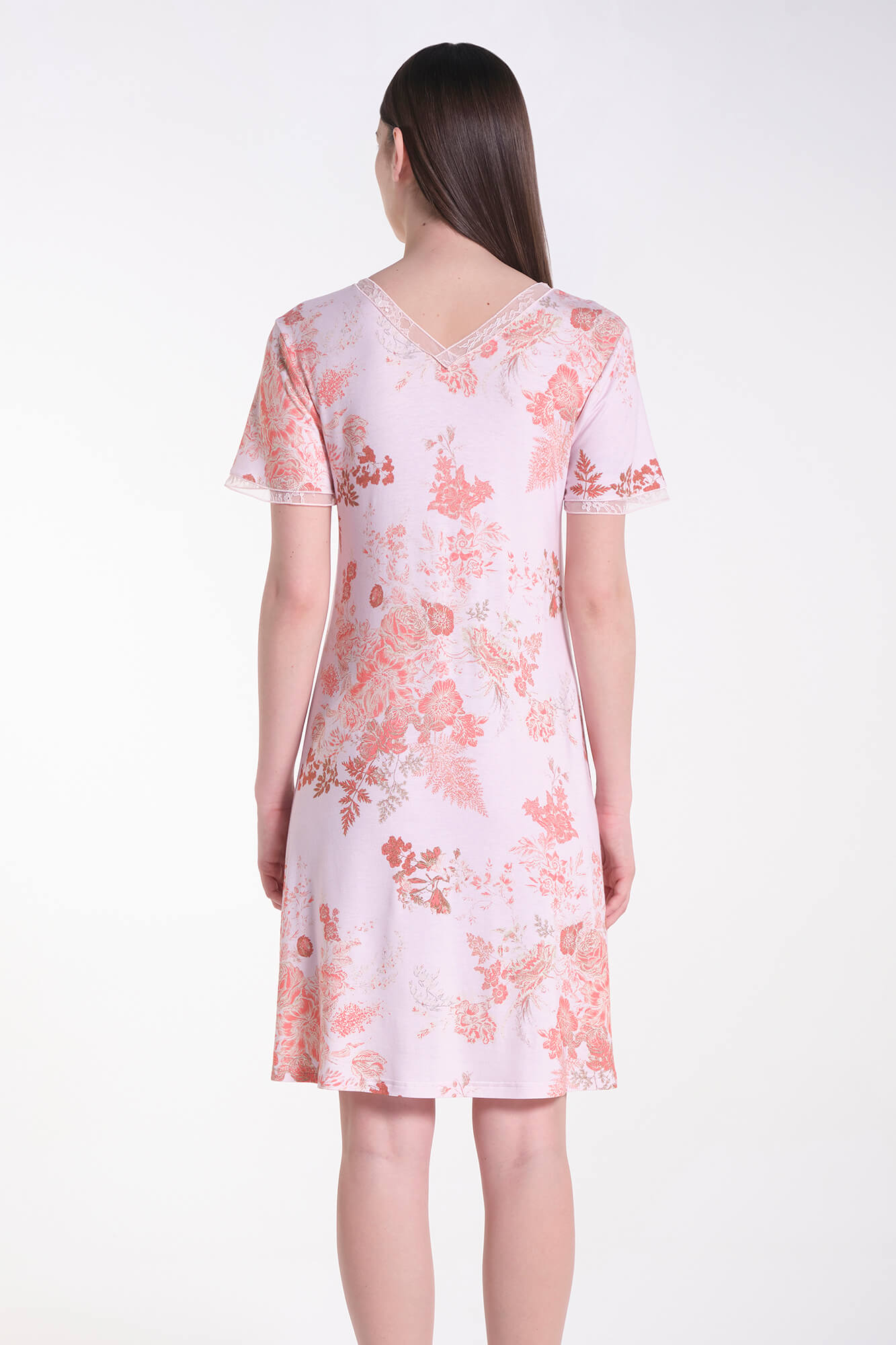 Camicia Viscosa Stampa Fiore - immagine 3