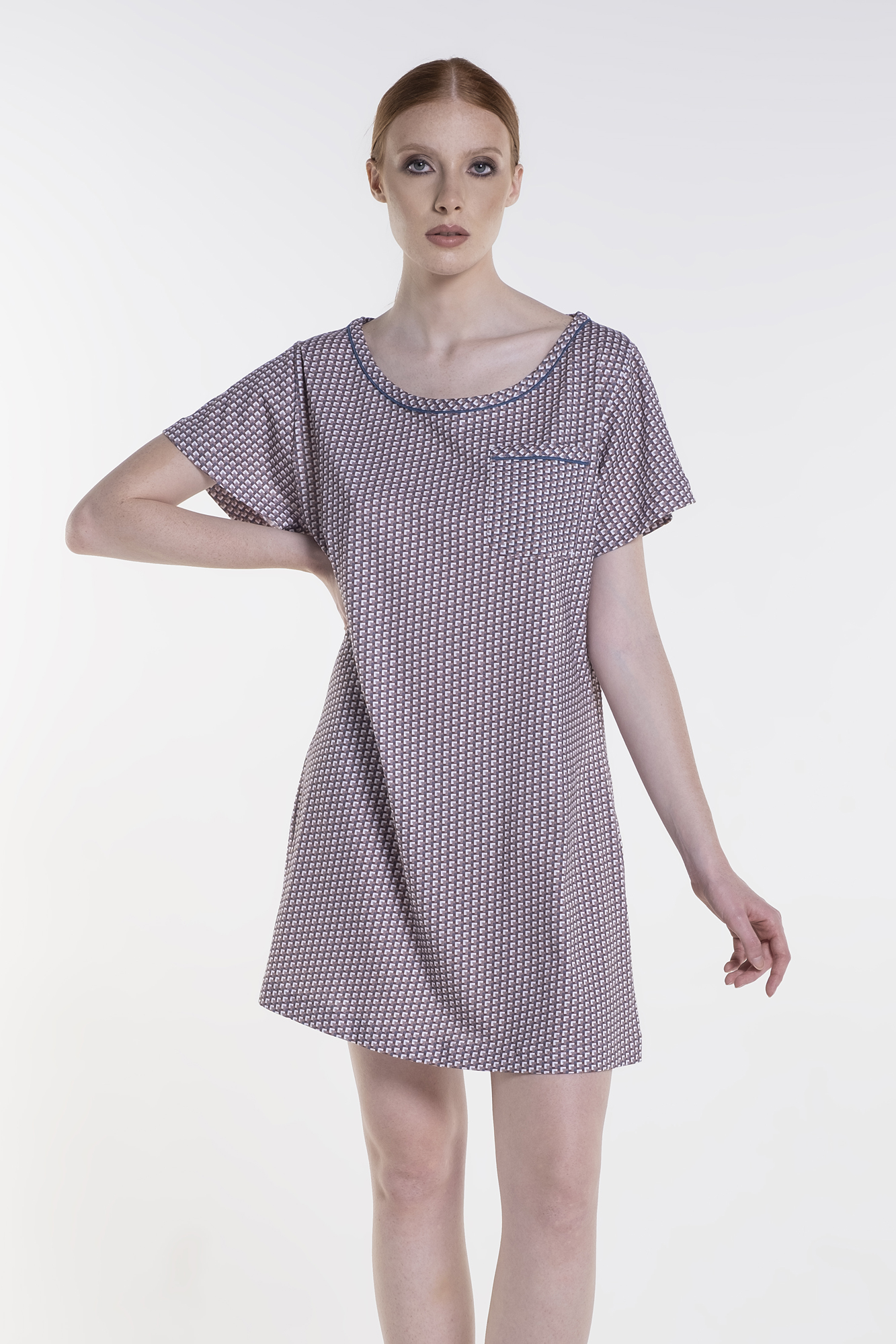 Camicia Jersey Cotone Stampa
