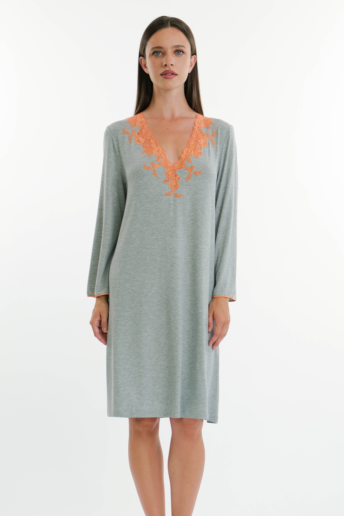 Nightdress Mélange Viscose