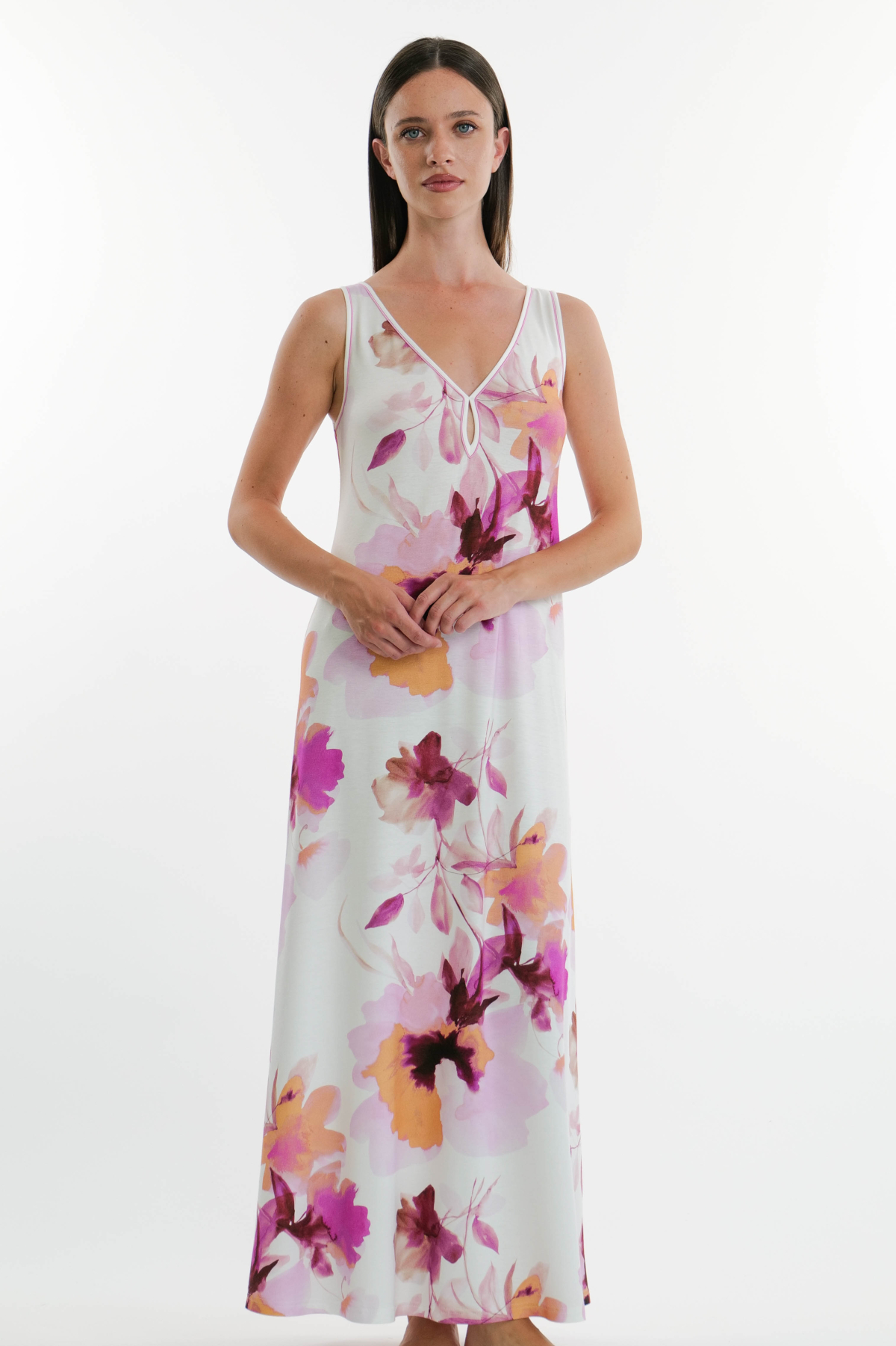 Nightdress Viscose Print