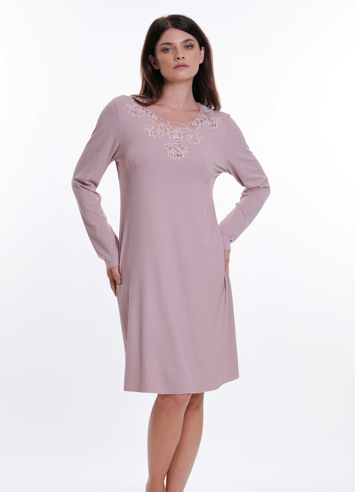 Nightdress Bamboo Rib