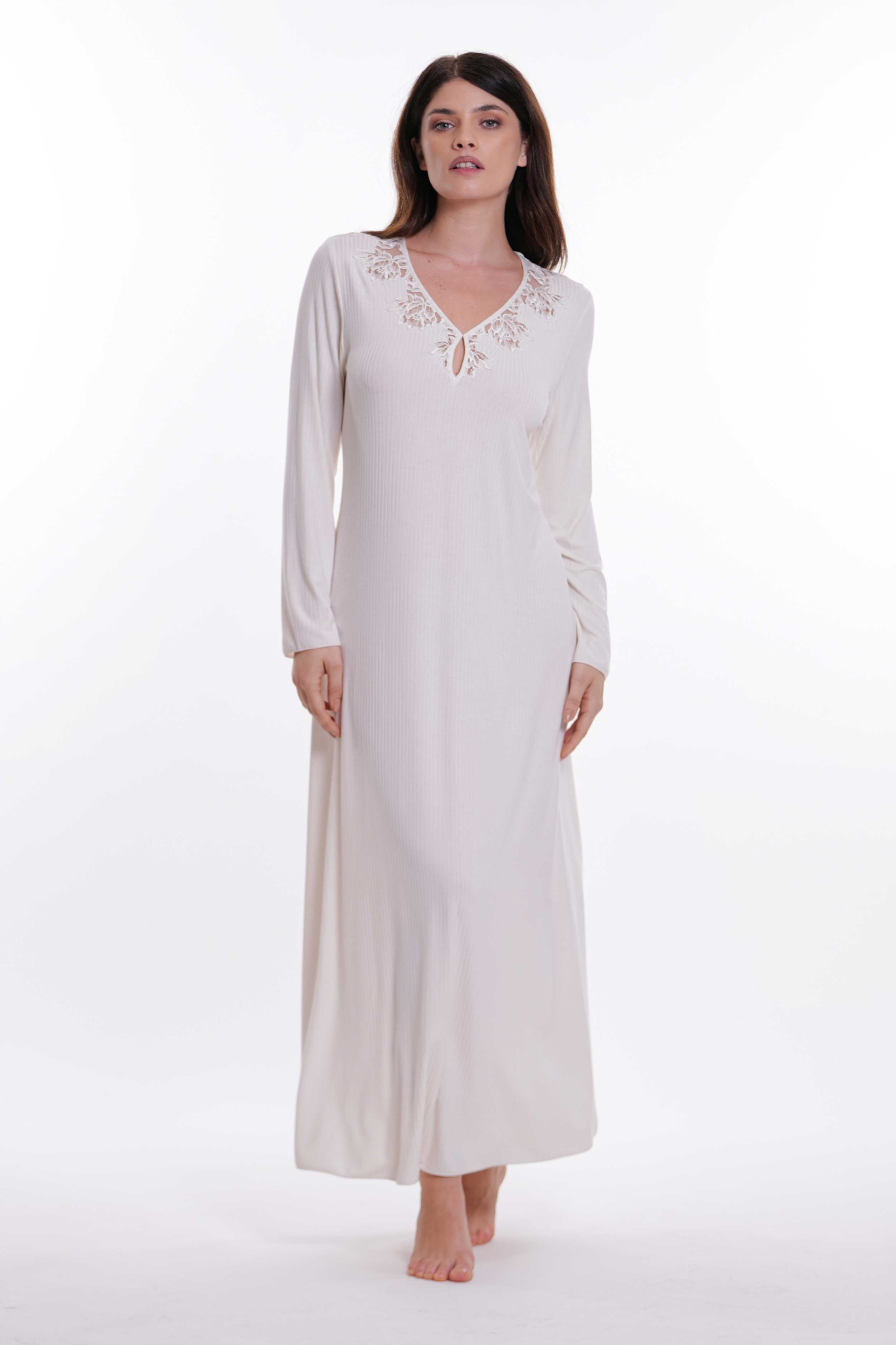 Nightdress Bamboo Rib