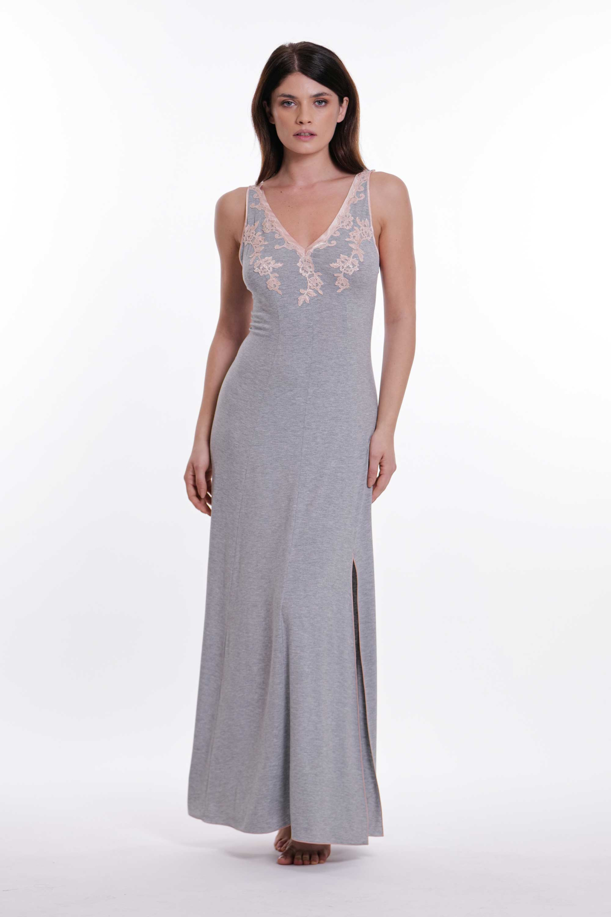 Nightdress Mélange Viscose