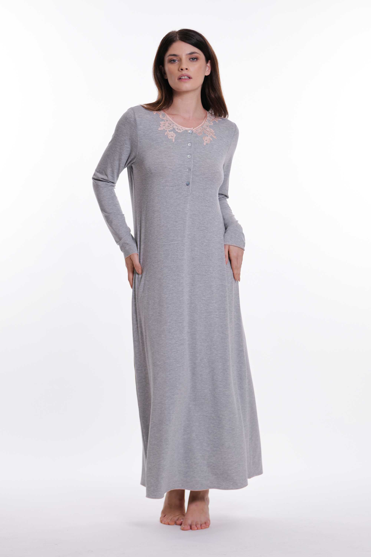 Nightdress Mélange Viscose